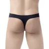 MenSexyWear String Transparent Hollowout Noir